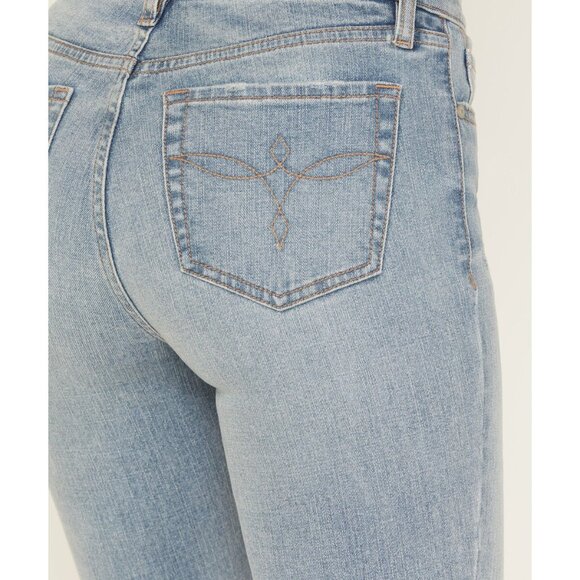 NWT - Shyanne - Luna High Rise Flare Stretch Denim Jeans - Picture 4 of 4